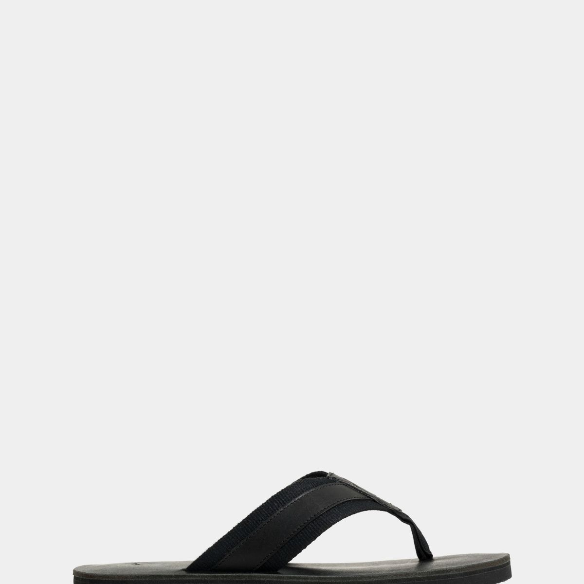 VELEZ - Vélez Sandalia Plana Alfil 2 De Cuero Hombre Capellada En Reata Negro