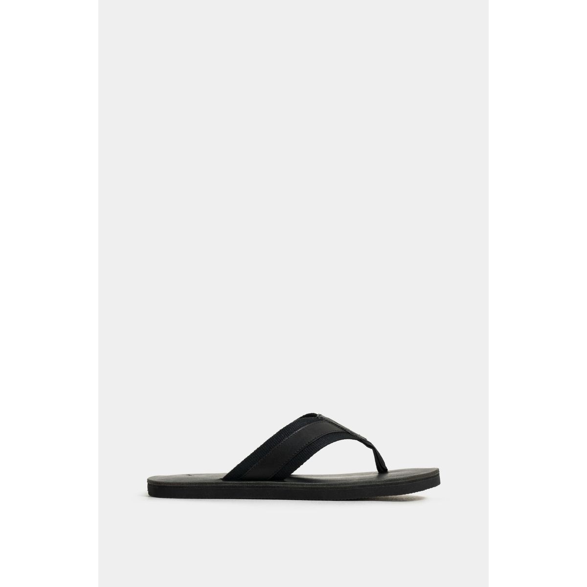 VELEZ - Vélez Sandalia Plana Alfil 2 De Cuero Hombre Capellada En Reata Negro