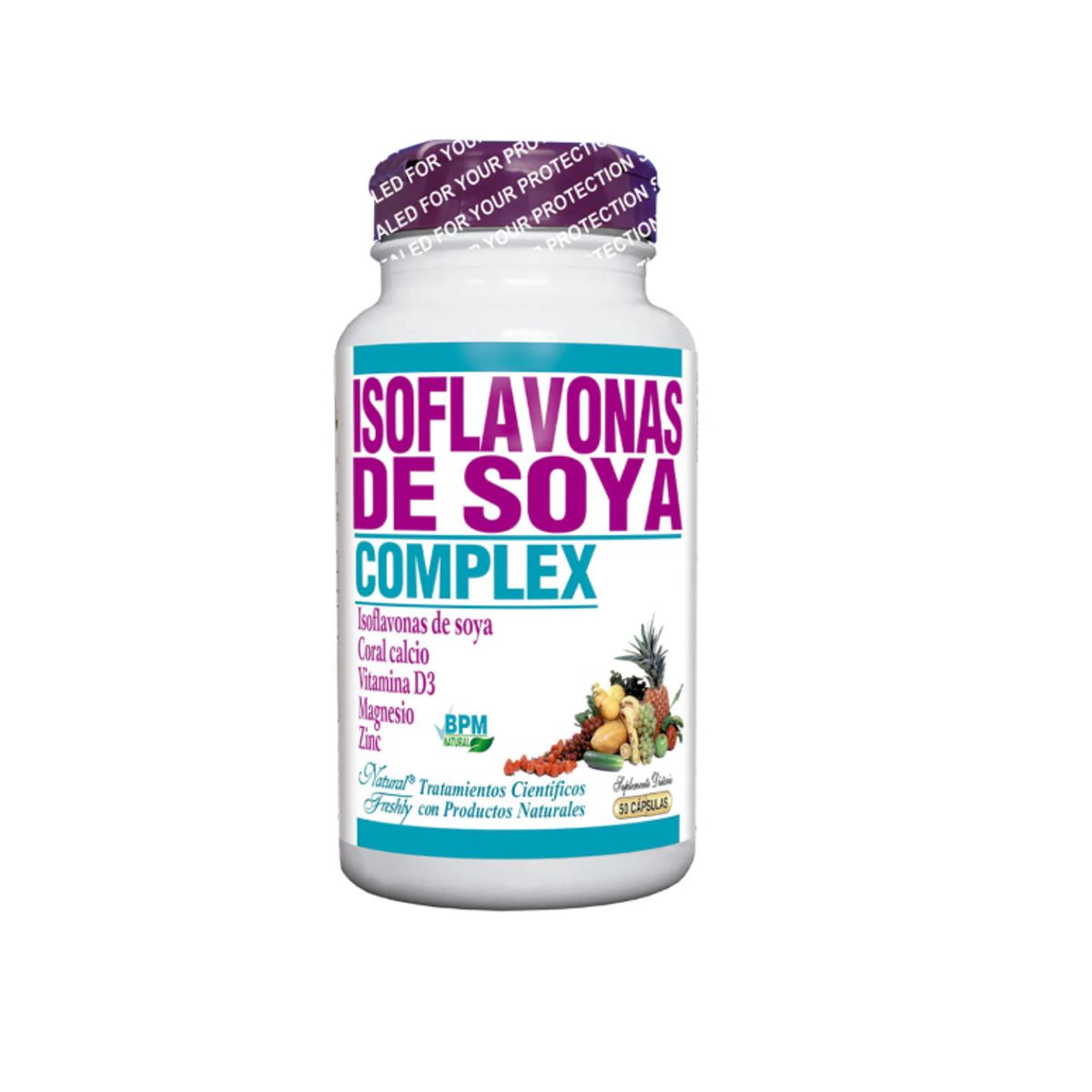 NATURAL FRESHLY - ISOFLAVONAS DE SOYA COMPLEX X 50 CAPSULAS BLANDAS