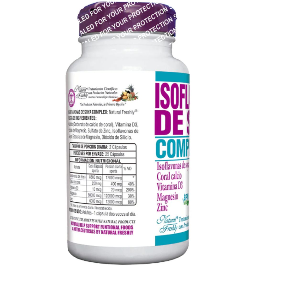 NATURAL FRESHLY - ISOFLAVONAS DE SOYA COMPLEX X 50 CAPSULAS BLANDAS