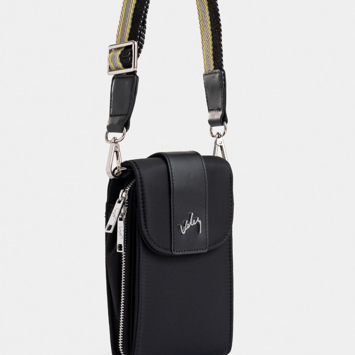 VELEZ - Vélez Manos Libres Astra En Lona Para Mujer Detalle Cuero