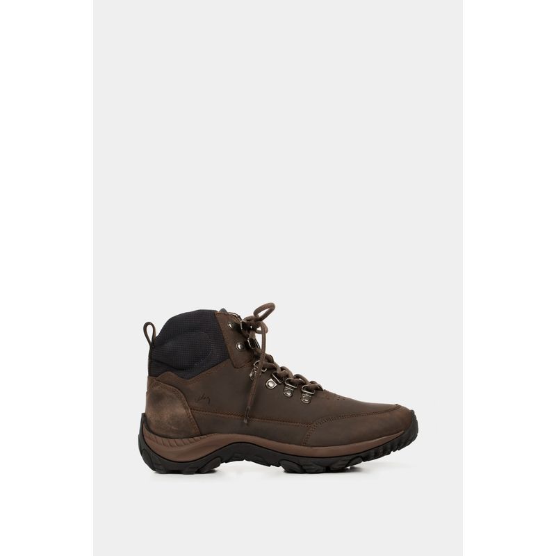 VELEZ - Vélez Botas Zimbawe Outdoor De Cuero Rústico Hombre Combinadas Cafe