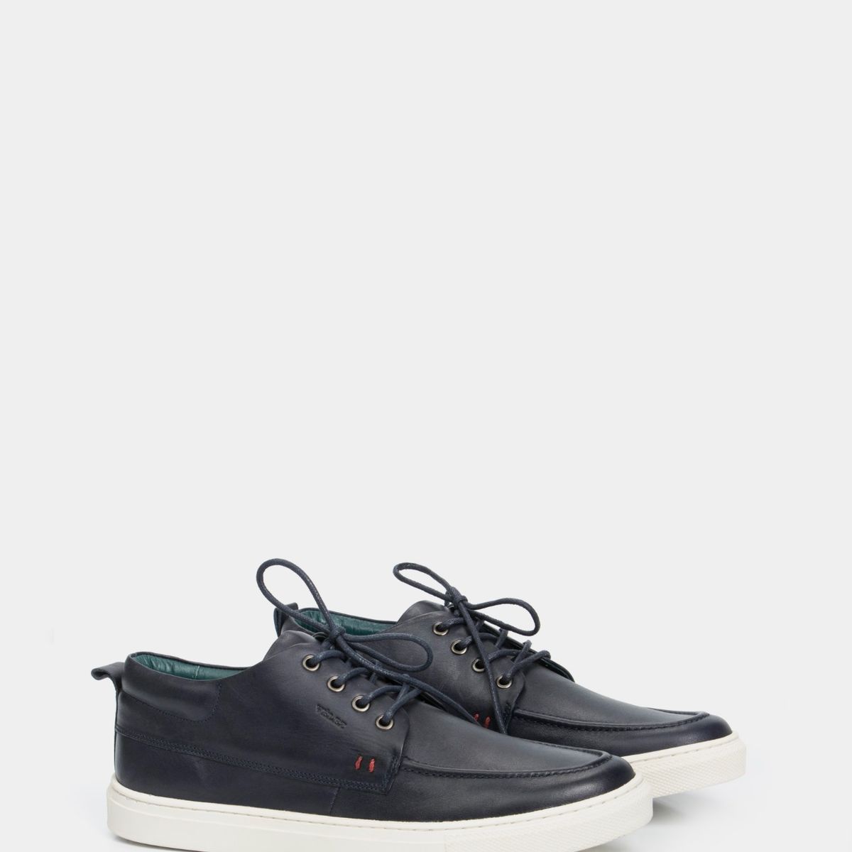 VELEZ - Vélez Botas Casual Replay De Cuero Para Hombre Liso Azul