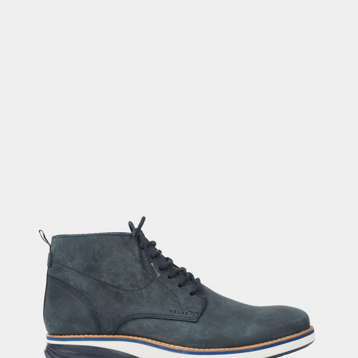 VELEZ - Vélez Botas Casual Play De Cuero Para Hombre Efecto Envejecido Azul