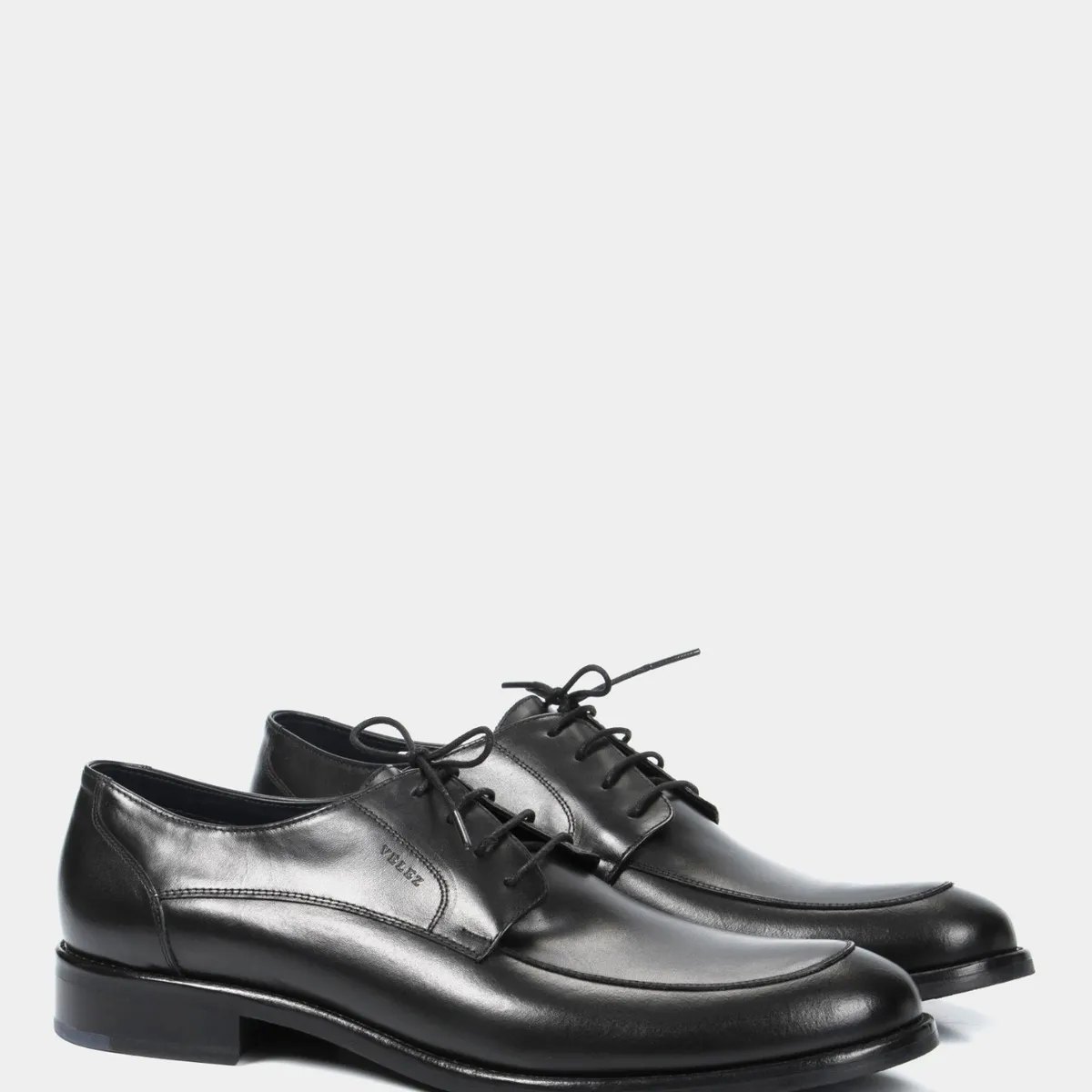 VELEZ - Vélez Zapatos Cordón Formal Ontario Cuero Hombre Envejecido Negro