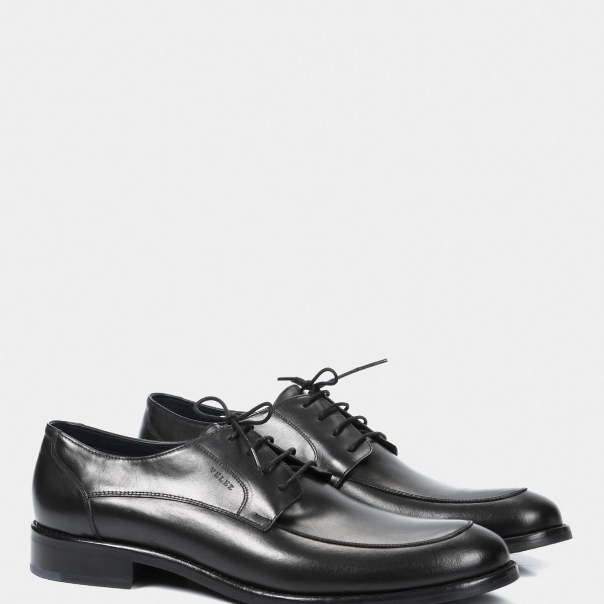 VELEZ - Vélez Zapatos Cordón Formal Ontario Cuero Hombre Envejecido Negro