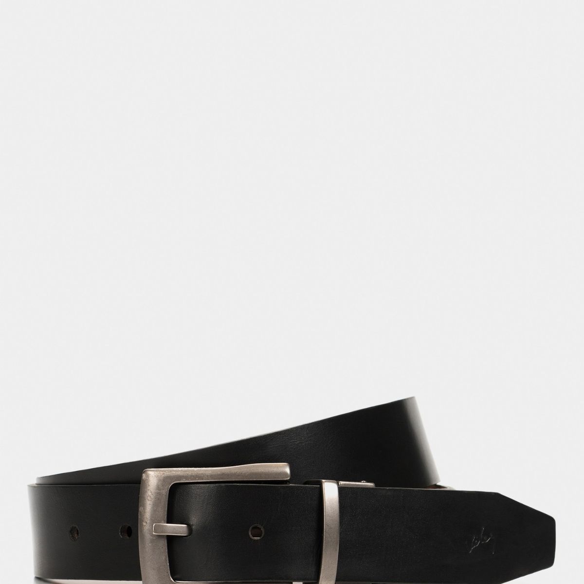 VELEZ - Vélez Cinturón Doble Faz Dobra De Cuero Para Hombre Vintage Combinado