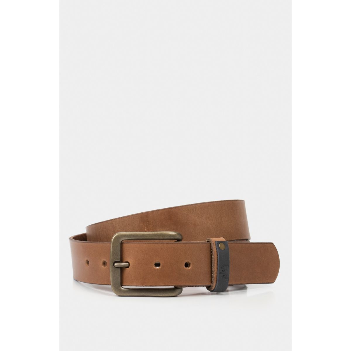 VELEZ - Vélez Cinturón Unifaz Wilde Cuero Hombre Pasador Con Sobrepuesto Miel