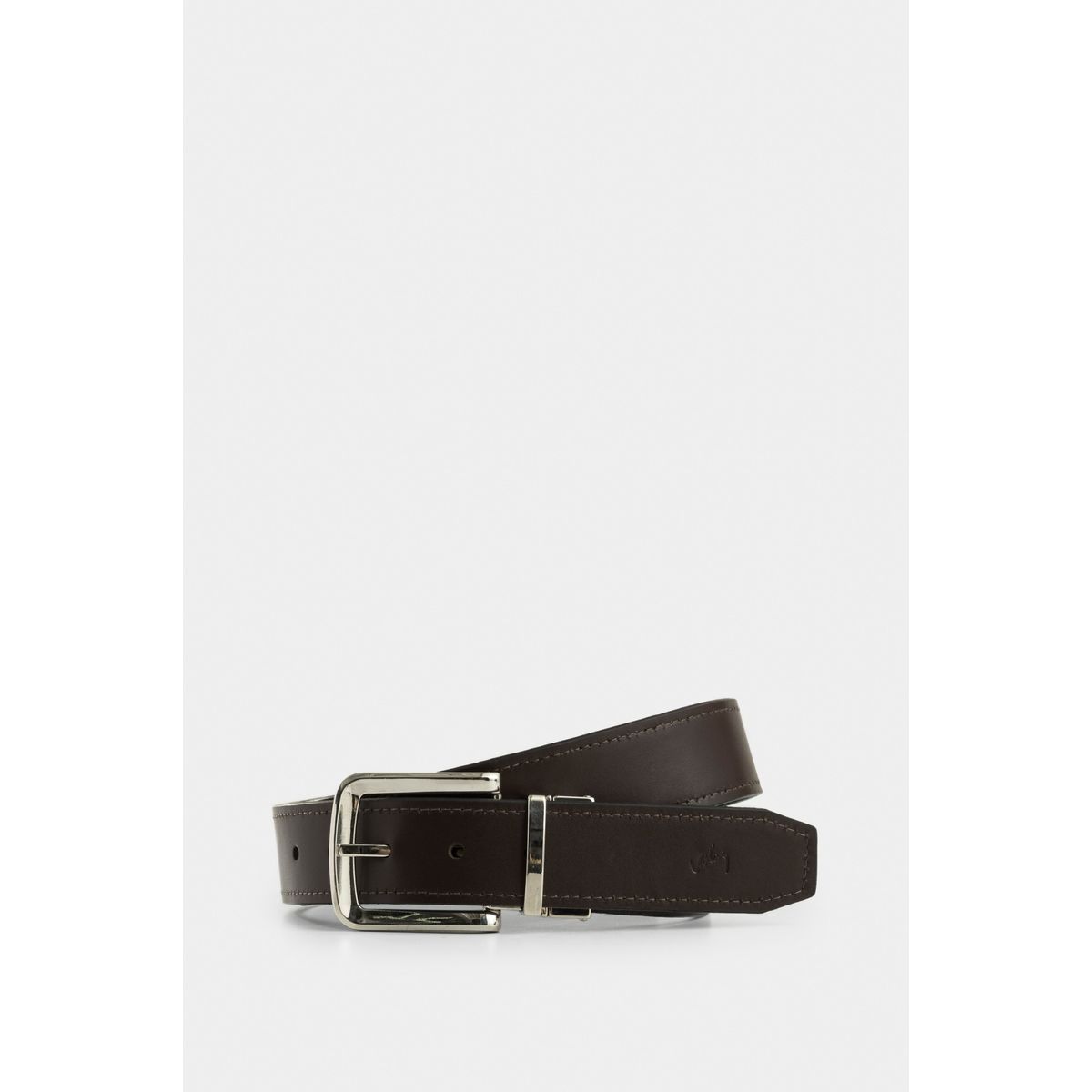 VELEZ - Vélez Cinturón Doble Faz Austen Cuero Hombre Cafe