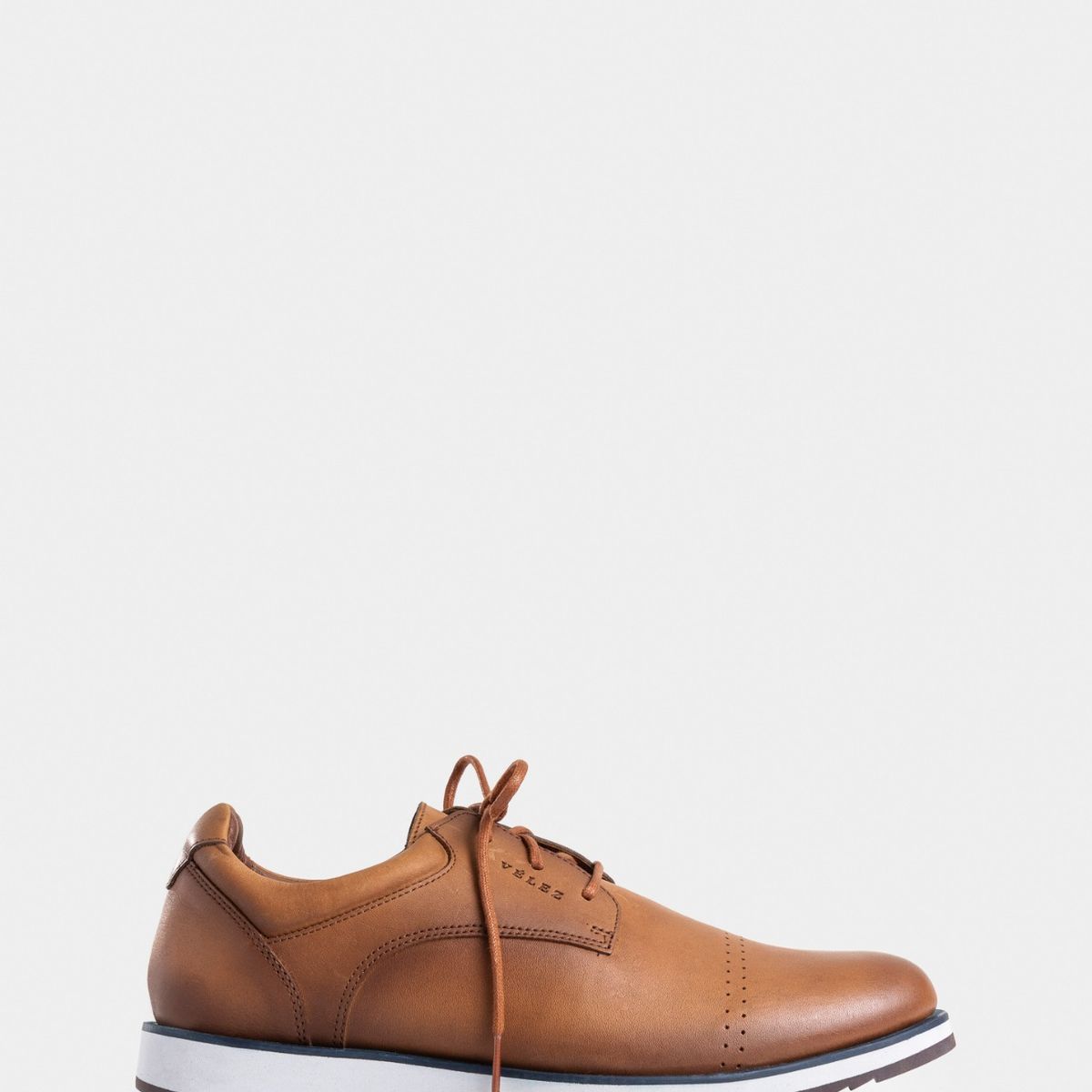 VELEZ - Vélez Zapatos Cordón Piero Cuero Hombre Suela Deportiva Miel