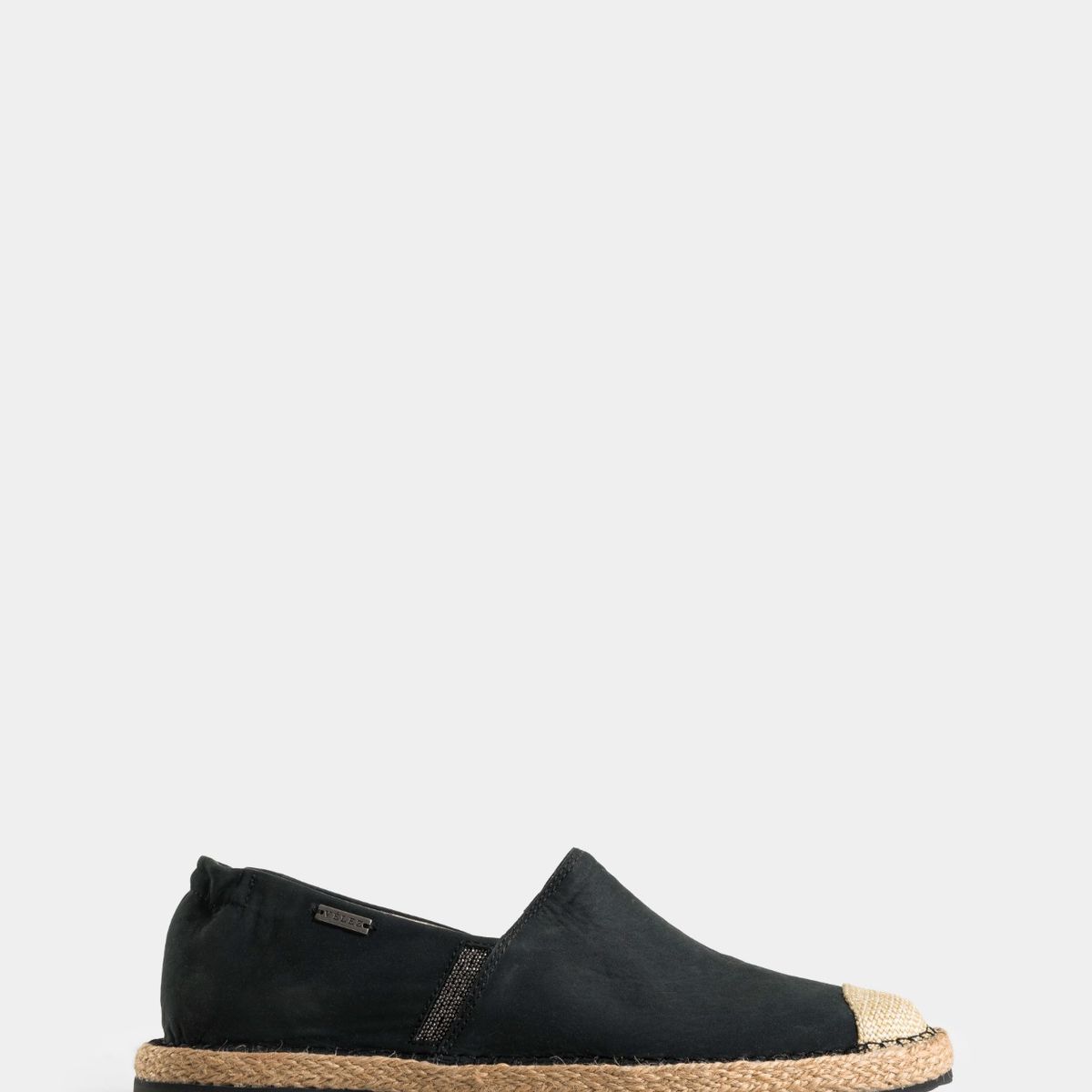 VELEZ - Vélez Mocasines De Cuero Para Mujer Detalle Millaré Lateral Negro