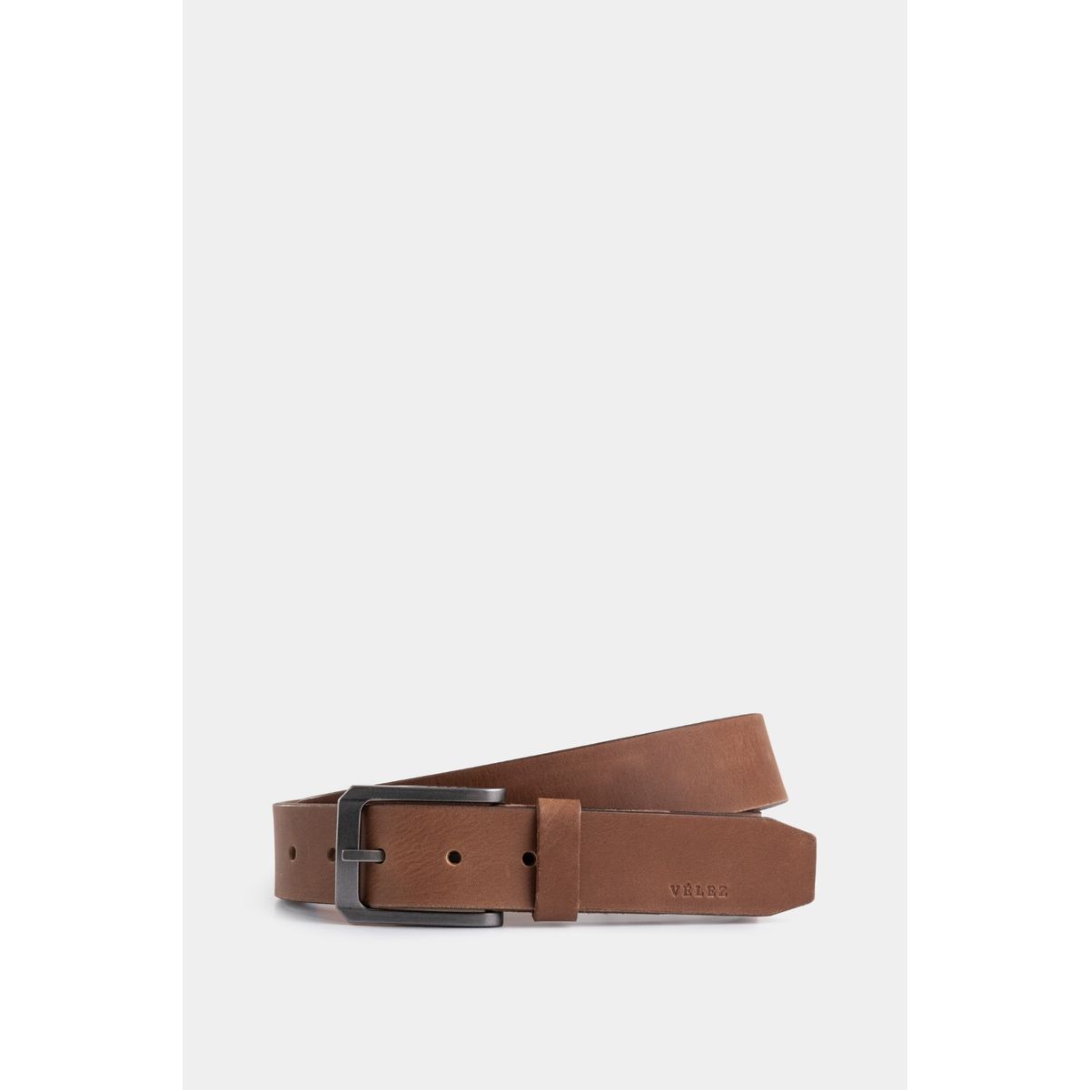 VELEZ - Vélez Cinturón Unifaz Manisa De Cuero Para Hombre Básico Miel