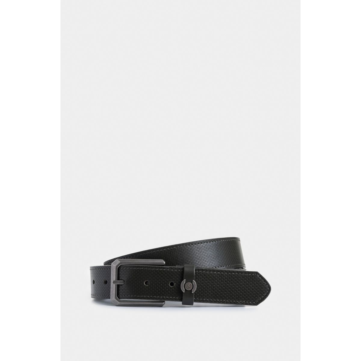 VELEZ - Vélez Cinturón Unifaz Franco De Cuero Para Hombre Punta Lanza Verde