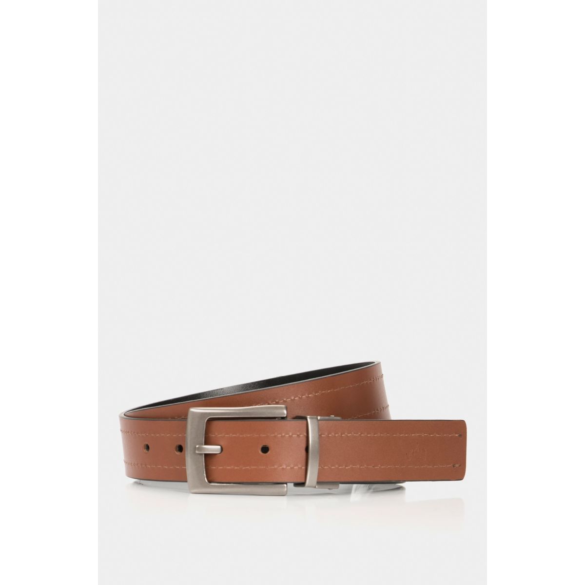 VELEZ - Vélez Cinturón Doble Faz Kafka Cuero Hombre Hebilla Reversible Miel