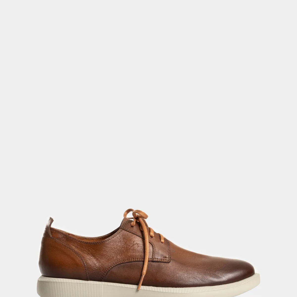 VELEZ - Vélez Zapatos De Cordón Borneo 2 De Cuero Para Hombre Casual Miel