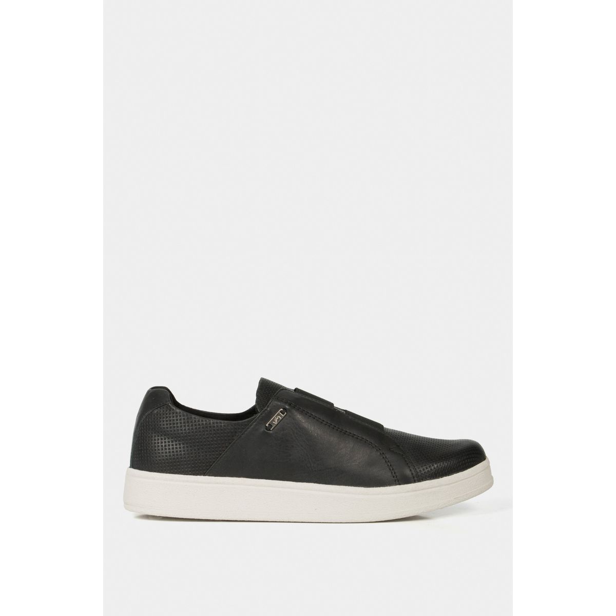 VELEZ - Vélez Mocasines Plataforma De Cuero Grabado Negro