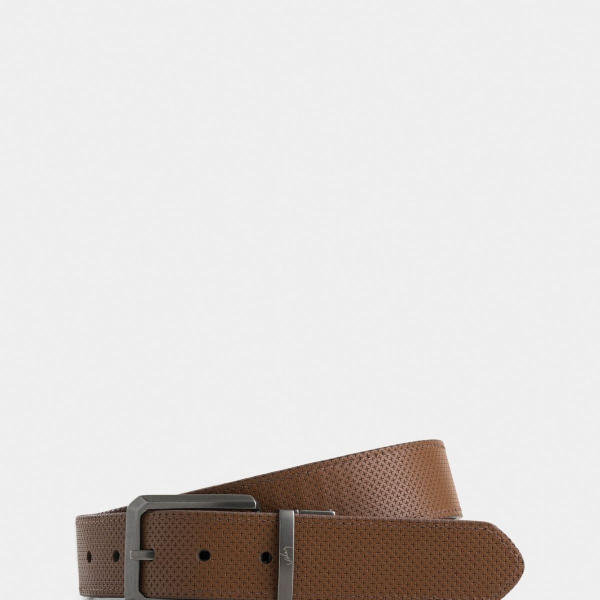 VELEZ - Vélez Cinturón Doble Faz Igor De Cuero Para Hombre Punta Lanza Miel