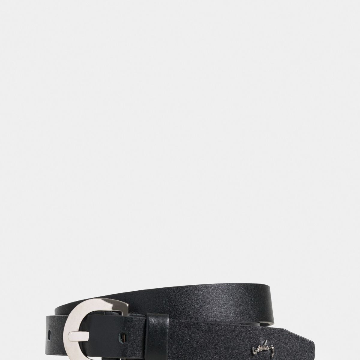 VELEZ - Vélez Cinturón Unifaz Cuero Mujer Con Negro