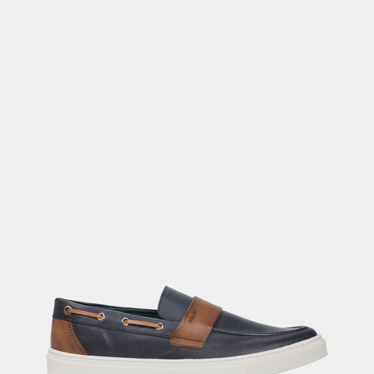 VELEZ - Vélez Mocasines Deportivos De Cuero Para Hombre Vintage Azul