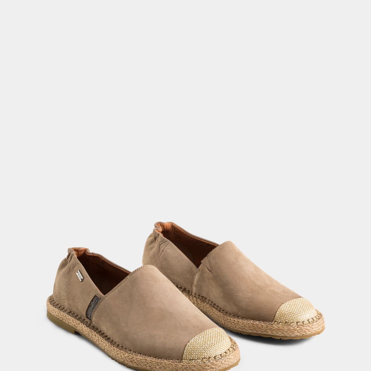 VELEZ - Vélez Mocasines De Cuero Para Mujer Detalle Millaré Lateral Arena