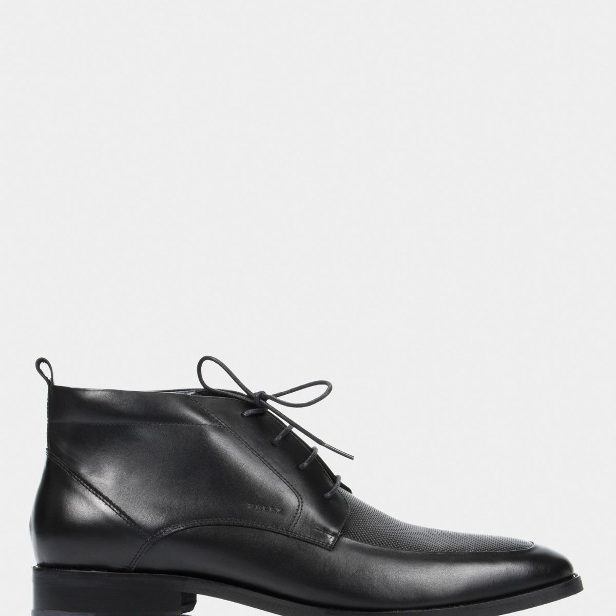 VELEZ - Vélez Botas Office De Cuero Para Hombre Cortes Básicos Negro