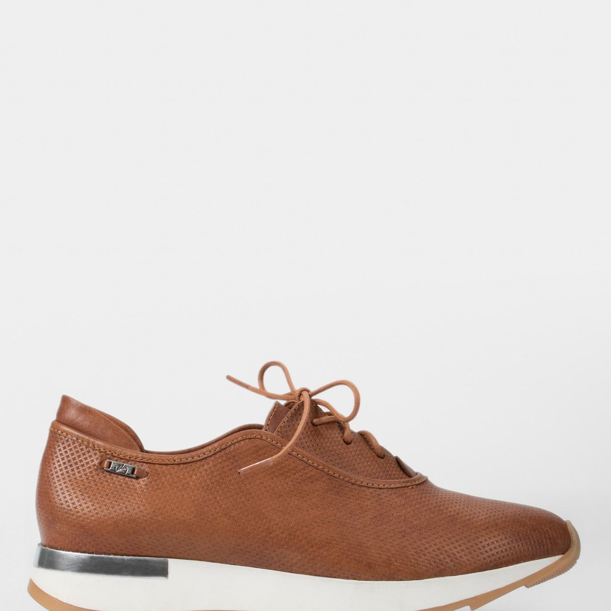 VELEZ - Vélez Zapatos Cordón De Cuero Para Mujer Suela Deportiva Miel