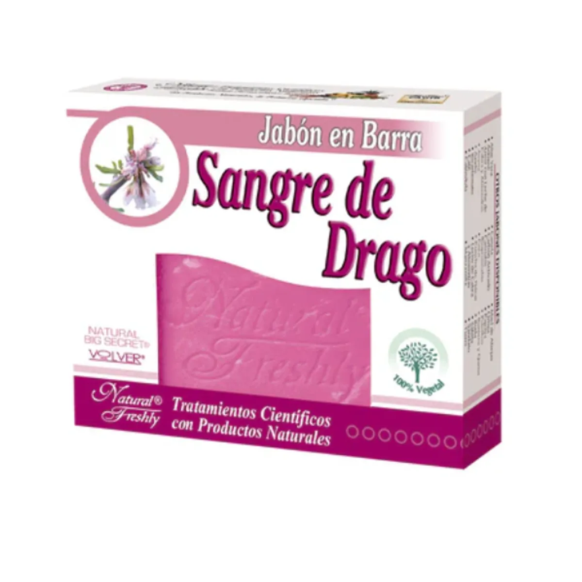 NATURAL FRESHLY - JABON SANGRE DE DRAGO EN BARRA X 90GR