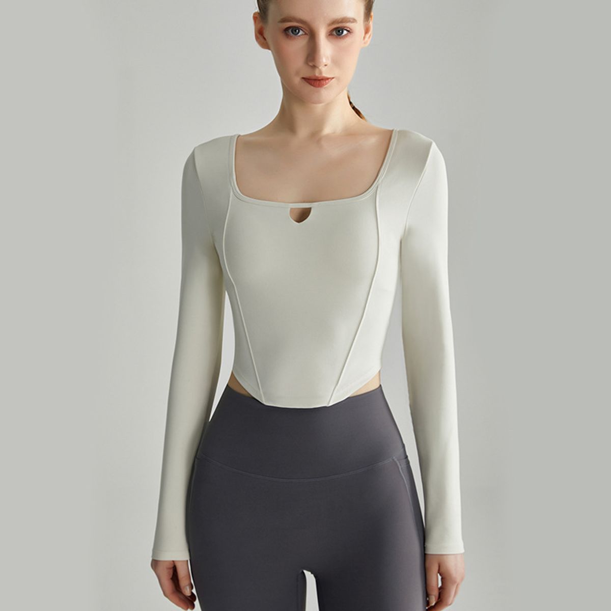 VANN - Top Deportivo Manga Larga Para Mujer VANN