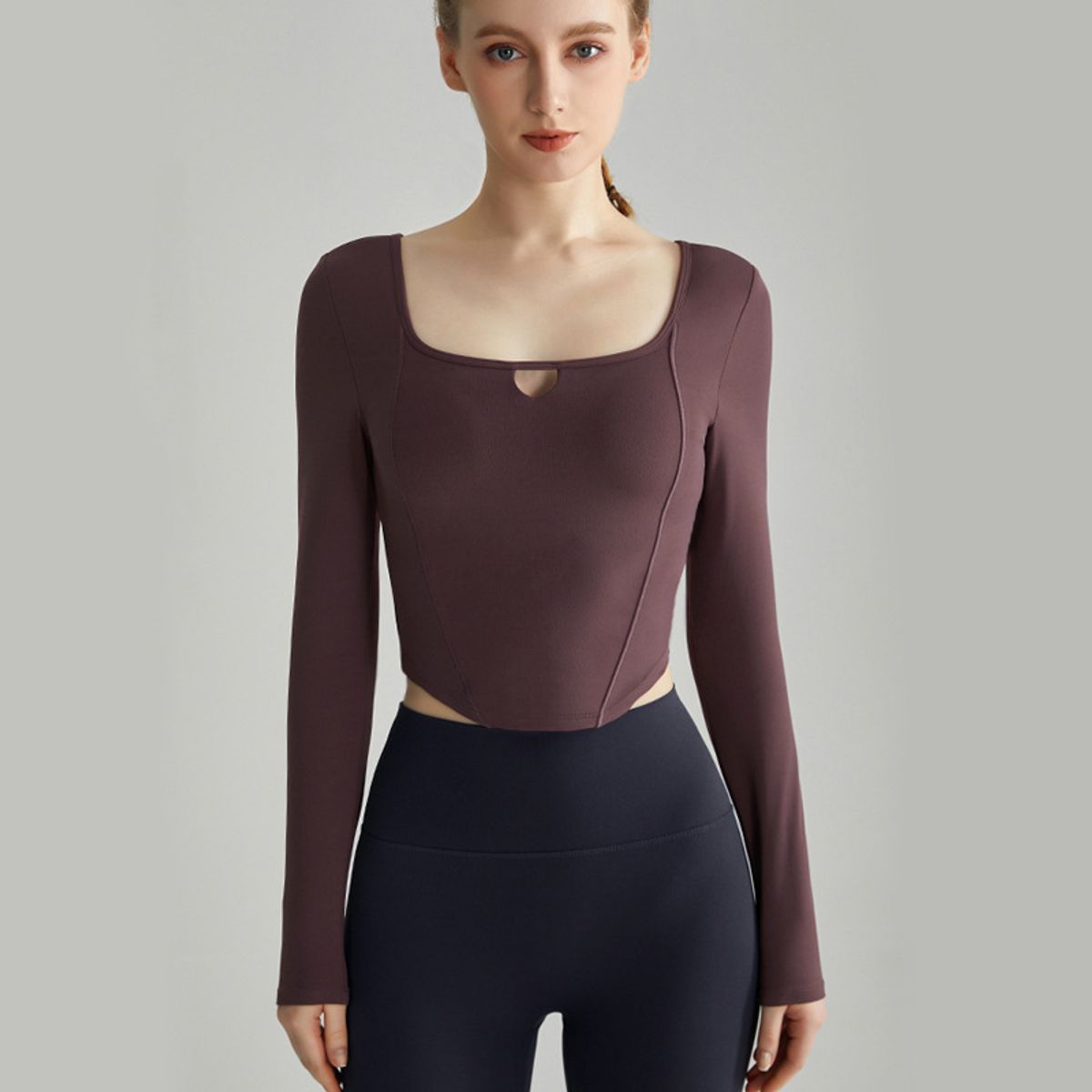 VANN - Top Deportivo Manga Larga Para Mujer VANN