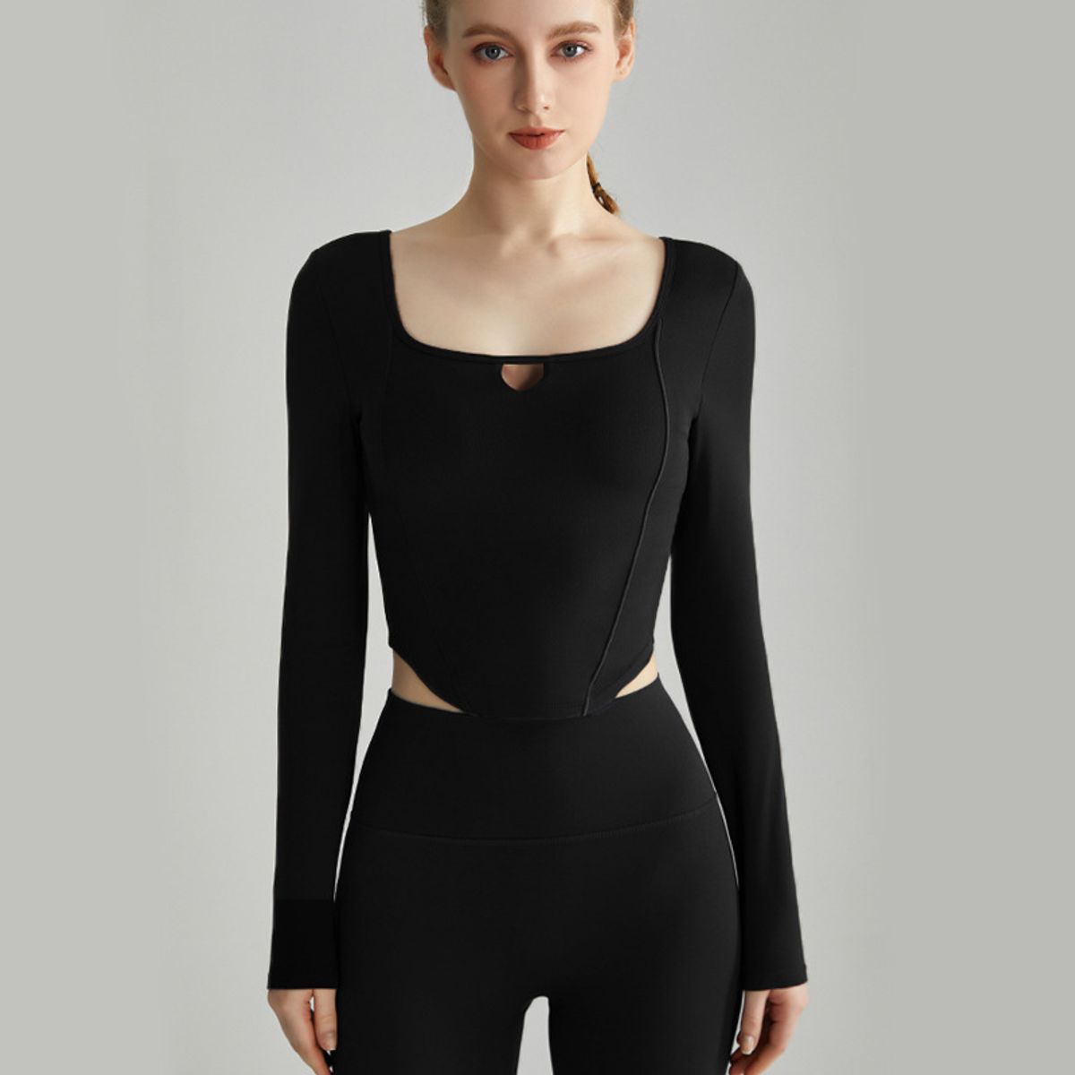 VANN - Top Deportivo Manga Larga Para Mujer VANN