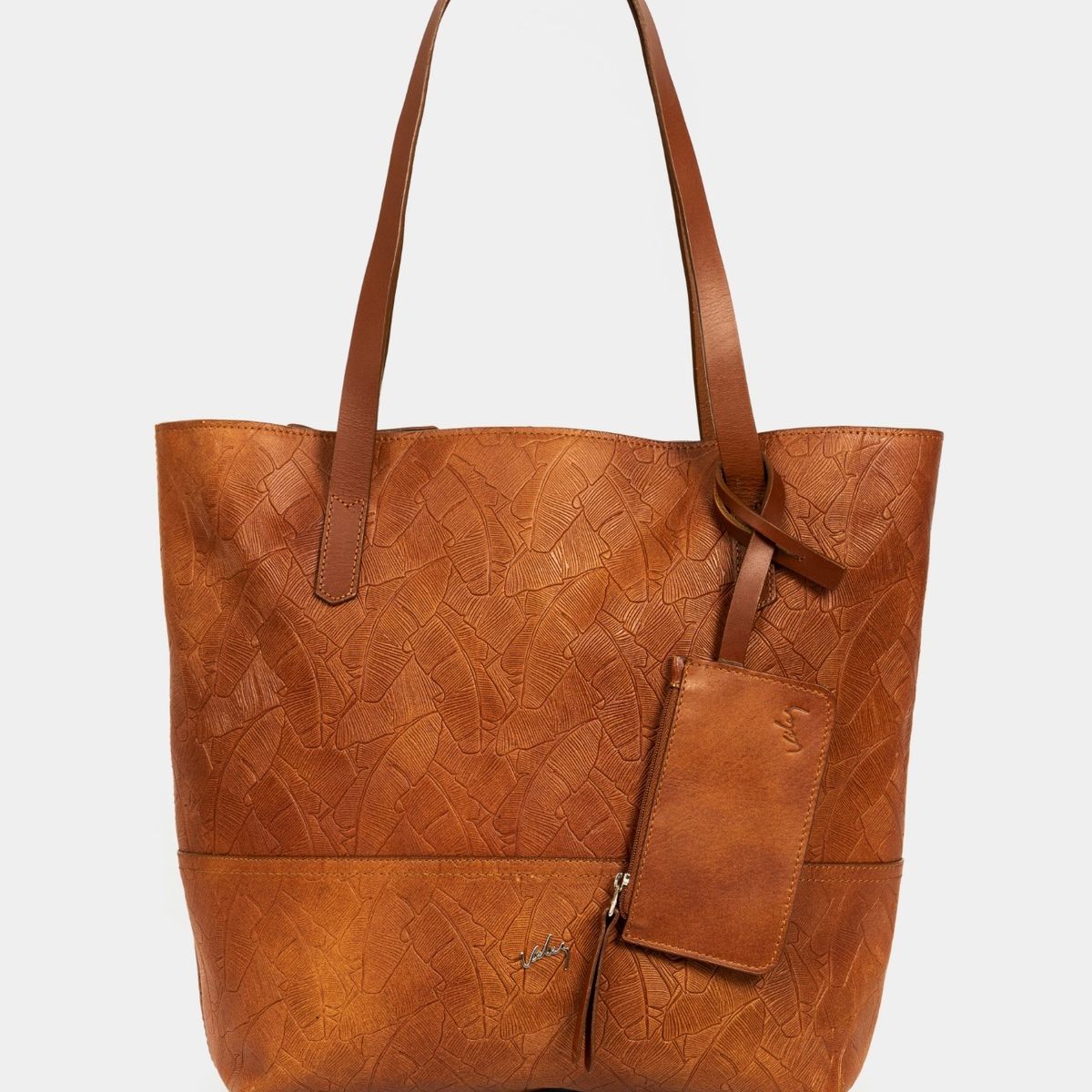 VELEZ - Vélez Shopping Denver De Cuero Para Mujer Grabado Placa Palmera