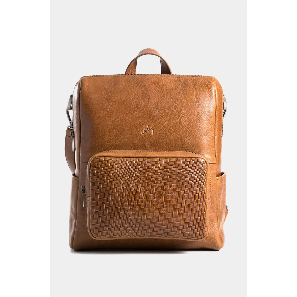 VELEZ - Vélez Morral Saba De Cuero Para Mujer Bolsillo Frontal Grabado