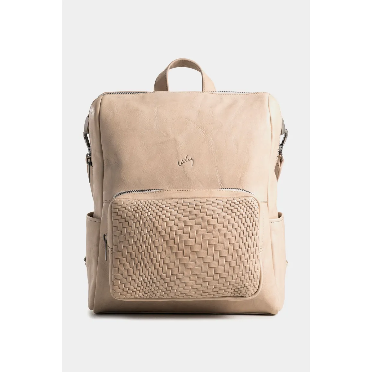 VELEZ - Vélez Morral Saba De Cuero Para Mujer Bolsillo Frontal Grabado