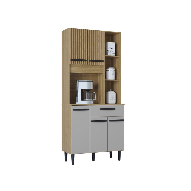 GENERICO - Alacena Mueble Auxiliar para Cocina Acanalado Malu