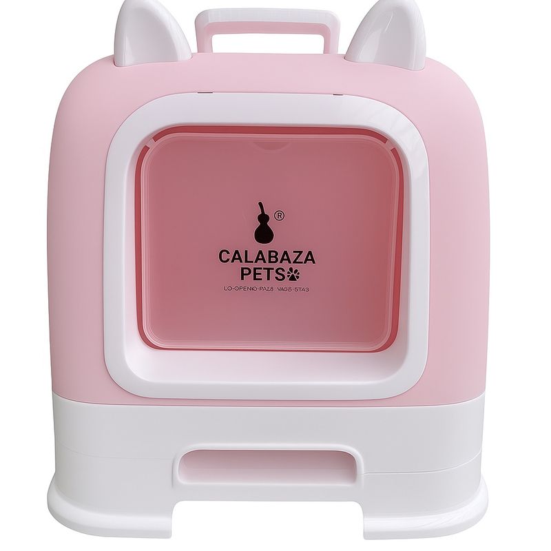 GENERICO - Arenera Cajón para gatos color rosa