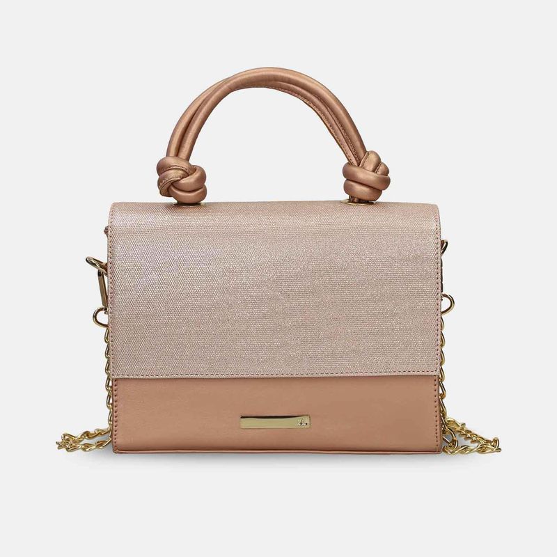 BATA - Cartera  Para Mujer Bata Oro Rosa Monsi