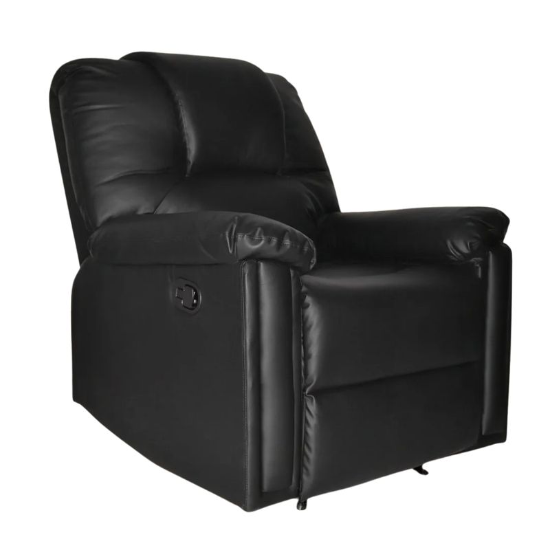BONNO - Sofá Relax King Reclinable Bonno Moderno Confortable Color Negro
