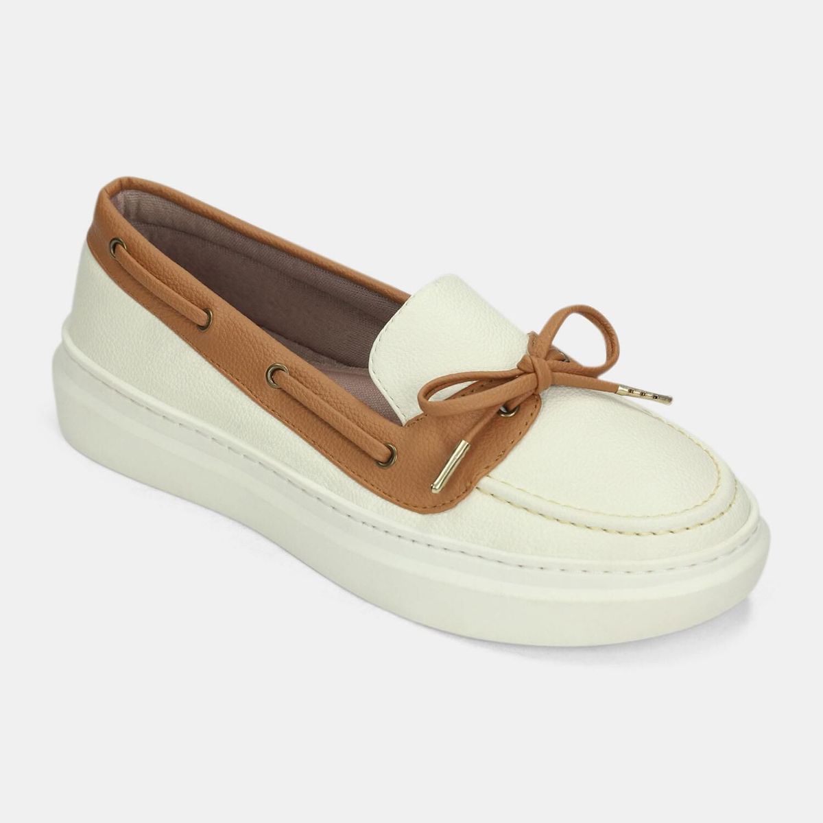 BATA - Mocasines Para Mujer Bata Blanco Hueso