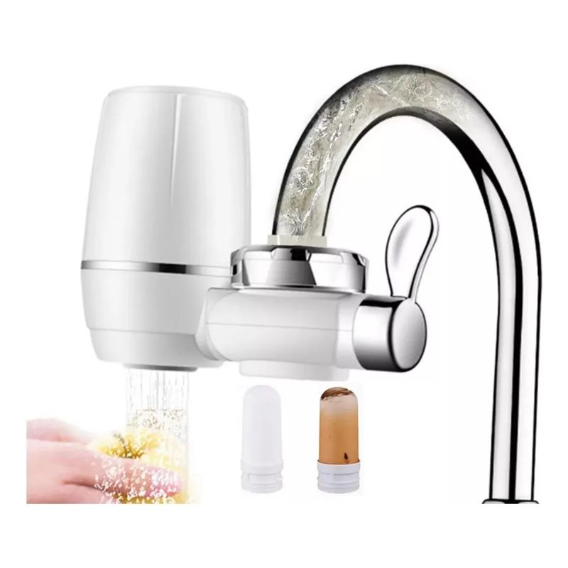 GENERICO - Filtro Purificador De Agua Para Llave Grifo Adaptable 7 Niveles