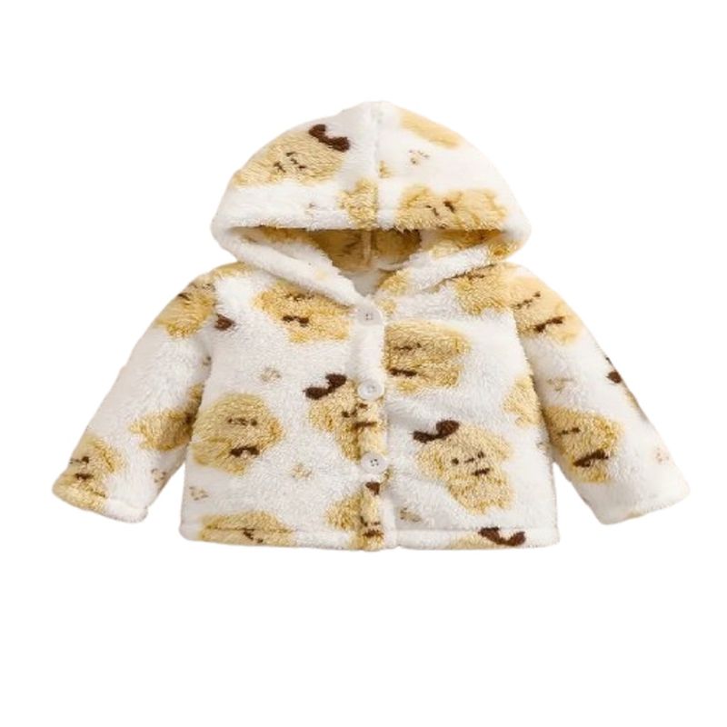 100 - Chaqueta Beige Estilo Perritos