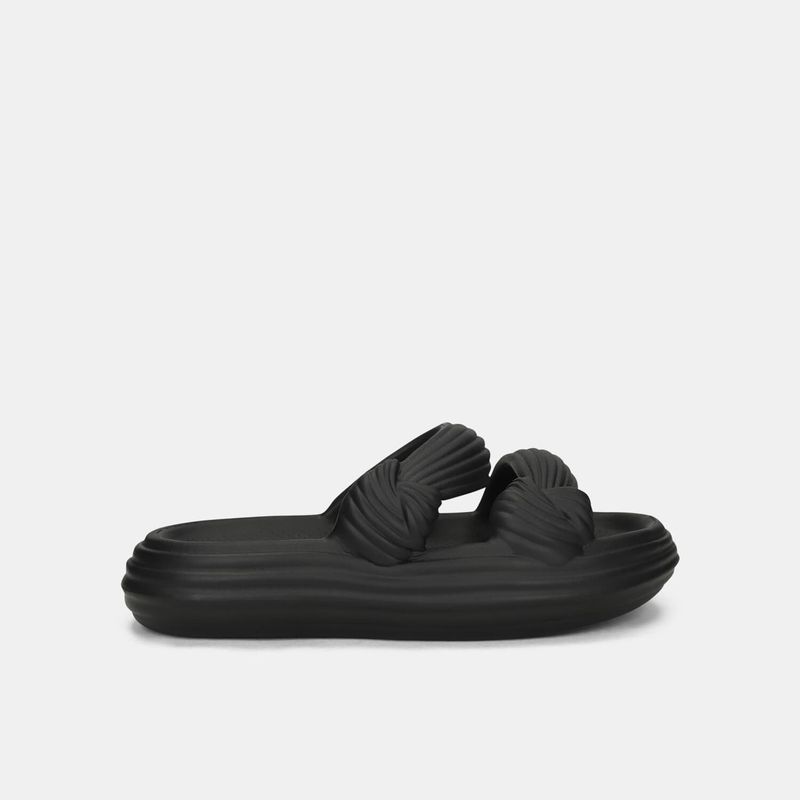 BATA - Pantufla Para Mujer Bata Negro Bata Luxe