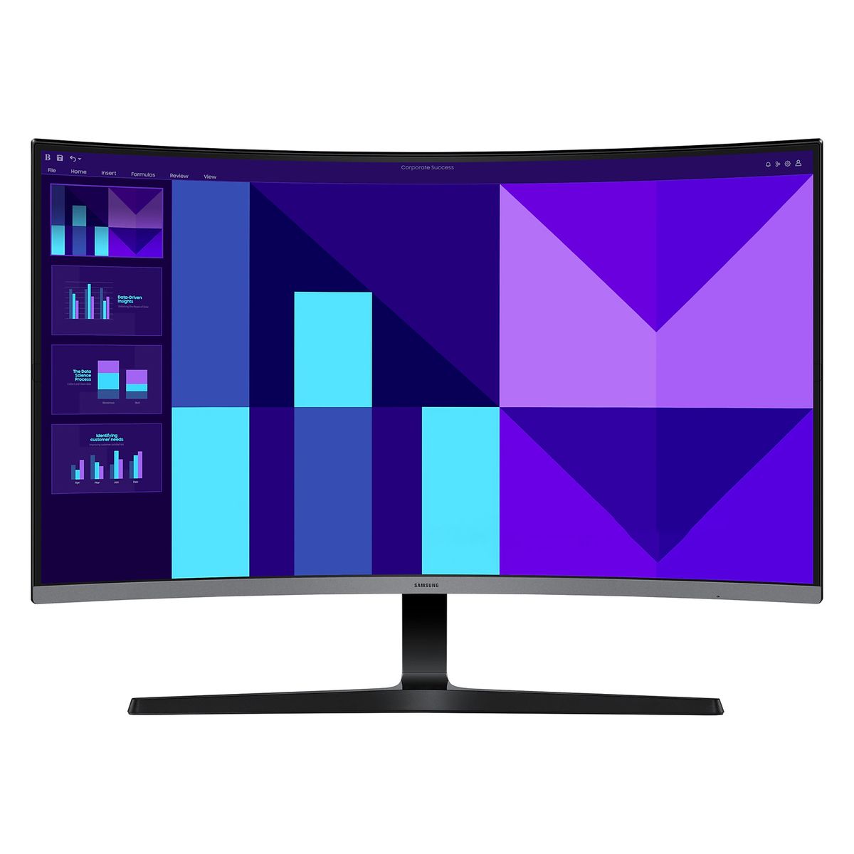 SAMSUNG - Monitor Curvo Samsung LS32D390 FHD 100Hz 4ms 32"
