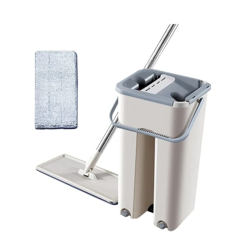OEM - Trapeador Trapeador Para Piso Fregona Plana Con Escurridor T