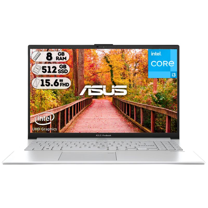 ASUS - PORTATIL ASUS E1504GA-NJ722 INTEL CORE I3-N305 8GB SSD 512GB 15.6 FHD