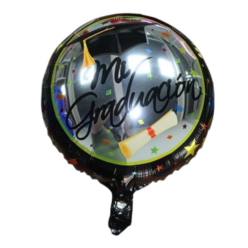 GENERICO - Globo Metalizado Mi Graduación Grado Fiesta Decoración