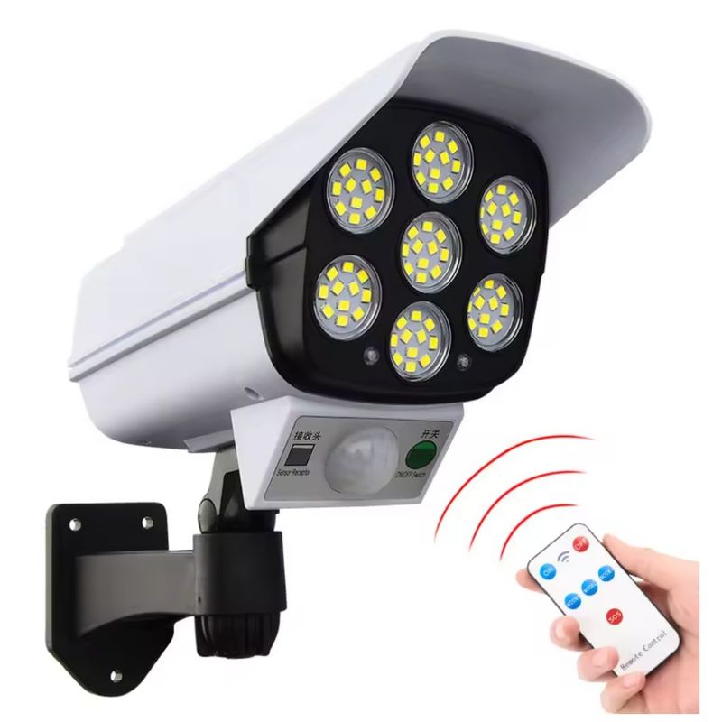 GRUPO B - Lámpara Led de Panel Solar Sensor de MovimientoTipo Camara Exteriores