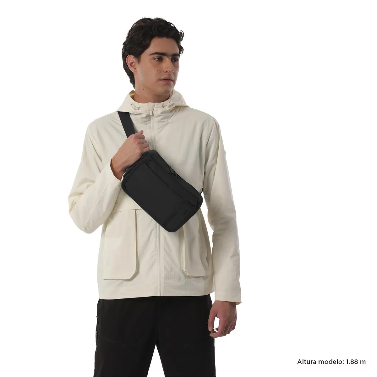 TOTTO - Canguro Riñonera Para Hombre Negro Chill Bee Totto