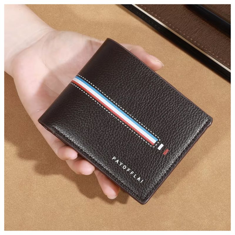 3C4G - Cartera Billetera Organizadora Tarjetero Para Hombre - Café