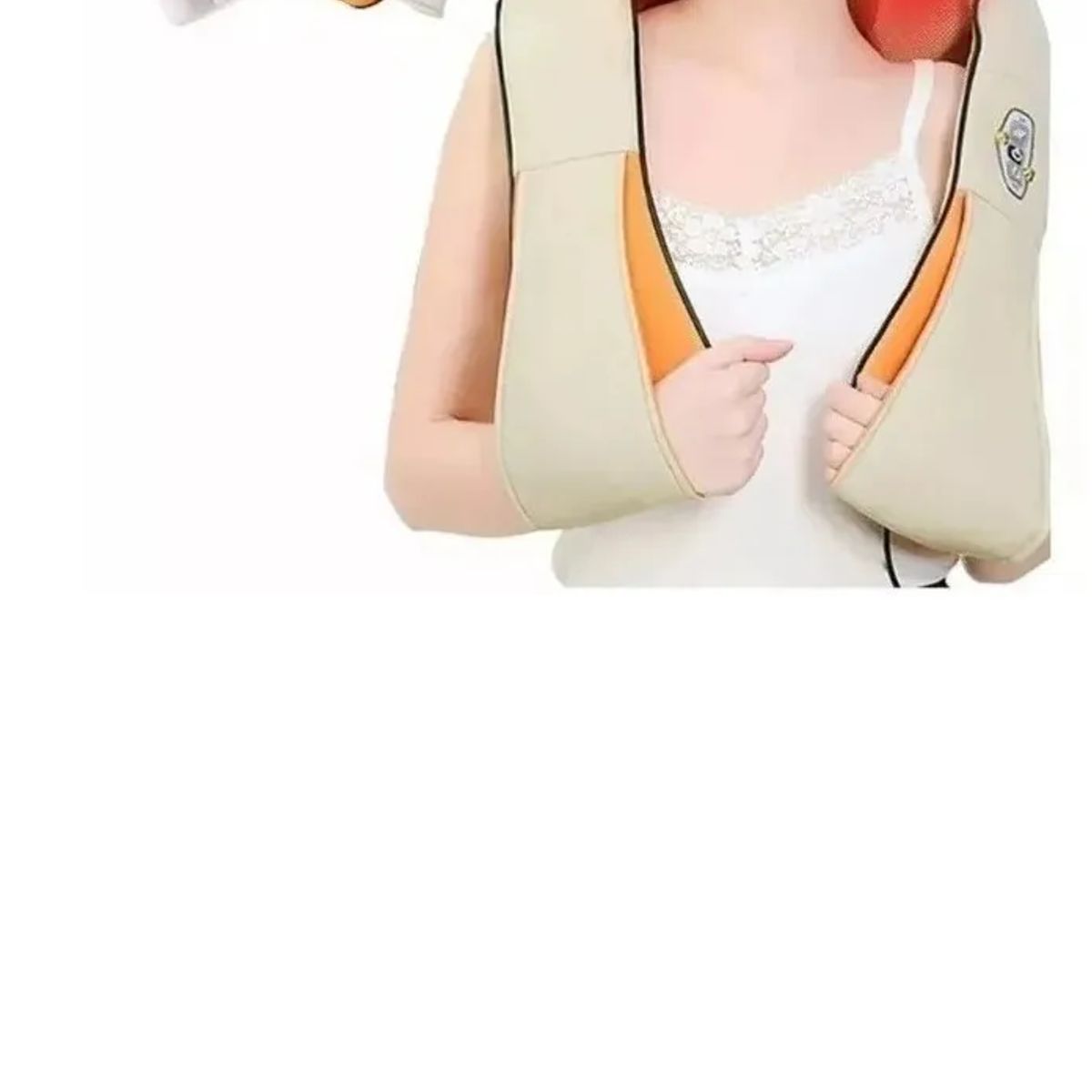 SKY - Masajeador Cervical Electrico Espalda Cuello Vibracion Color Nude