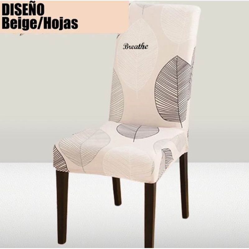 GENERICO - Funda protector para sillas comedor x4 Renueva y Protege